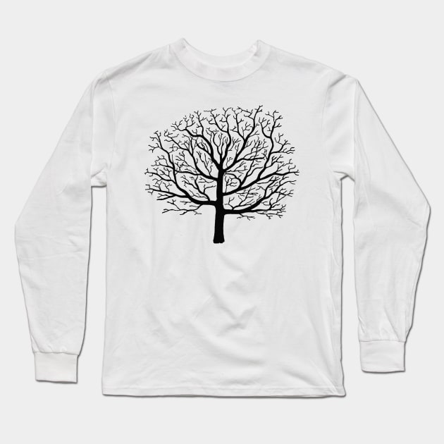 Sleepy Hollow Creepy Tree Long Sleeve T-Shirt by RedThorThreads